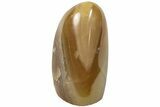 4.4" Free-Standing, Polished Brown Calcite - #198818-1